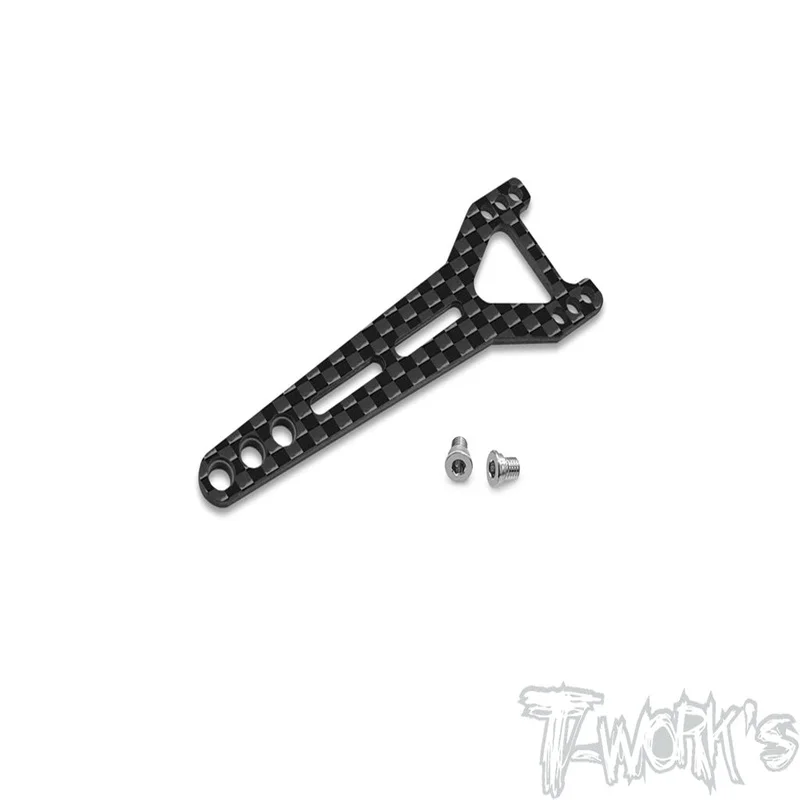 

Original T works TE-X20'23-C Graphite Split Type Rear Upper Deck Ver.1 With Titanium Upper Deck Screw ( For professional Rc part