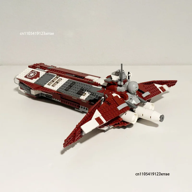 NEW MOC Pelta-Class Frigate Building Blocks DIY Space War Military Battle Model Custom Puzzles Education Toy Kids Birthday Gift