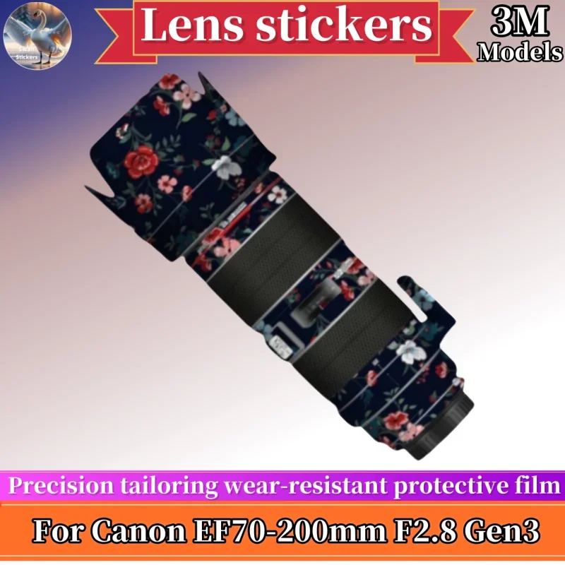 

EF70200 skins For Canon EF70-200mm F2.8 Gen3 Lens stickers,protective film,Precision tailoring wear-resistan