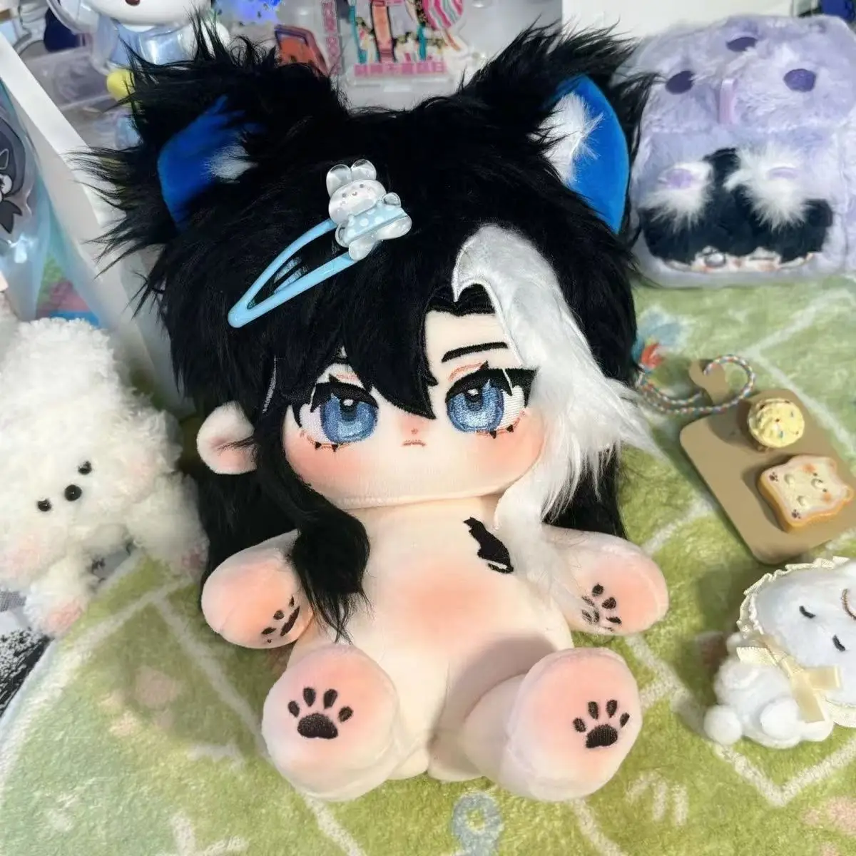 20cm Tencent Game WZRY Si Ma Yi Kawaii Cosplay Miękki pluszowy korpus lalki z bawełną Kreskówka Pluszaki Model Zabawka Figurki Prezent dla fanów