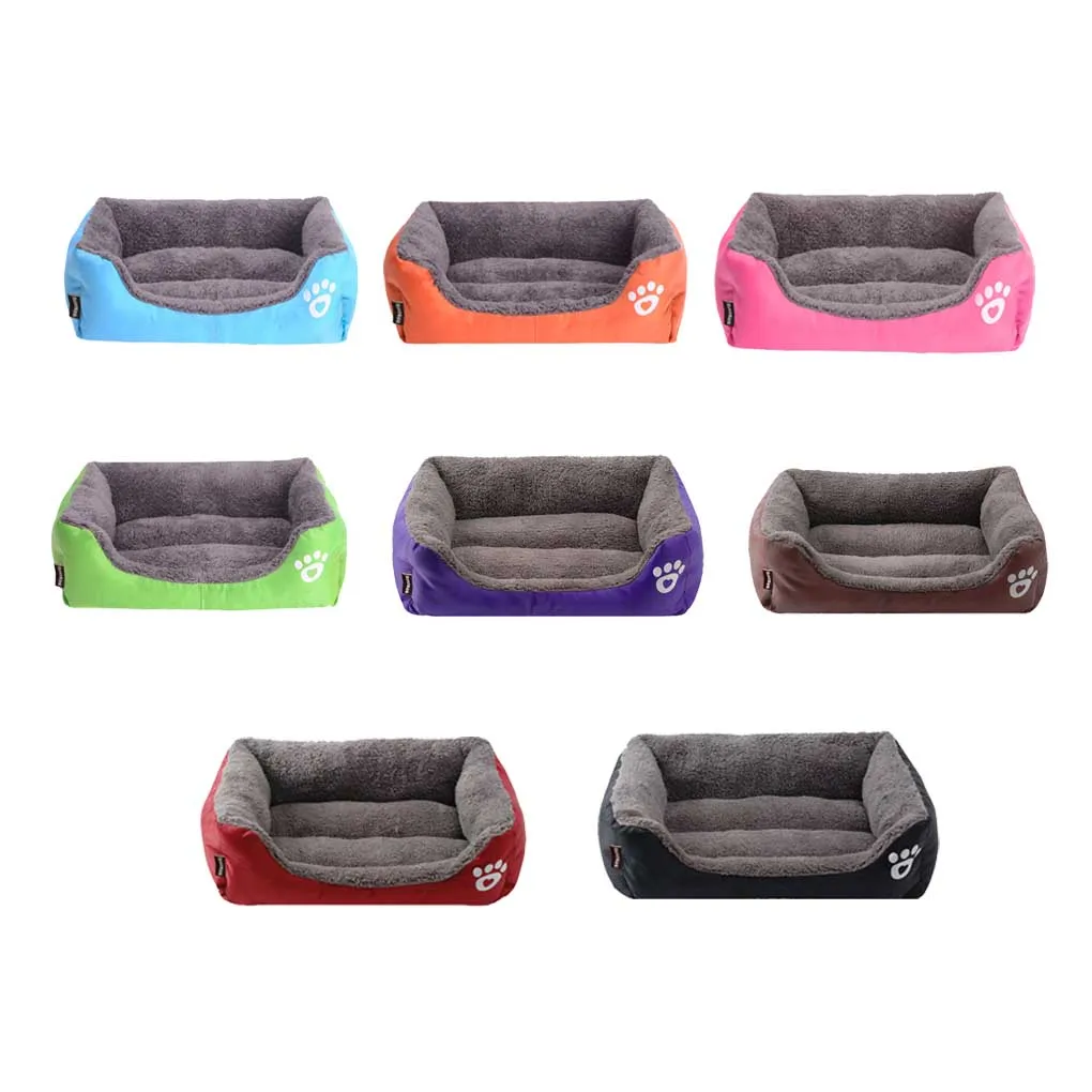 Small Cat Puppies Bed Cotton Soft Dog Beds Animals House Mat Pad Cat Rabbit Sofa Cuddler Kennel Pad