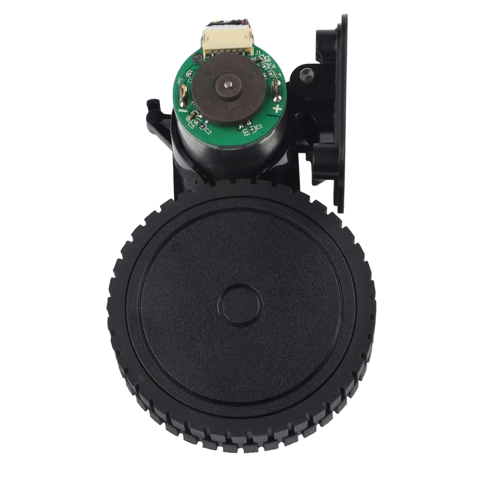 Black Drive Wheels Quiet Operation Wheels Corner Cleaning for durable Material Efficient Left Right Options Black