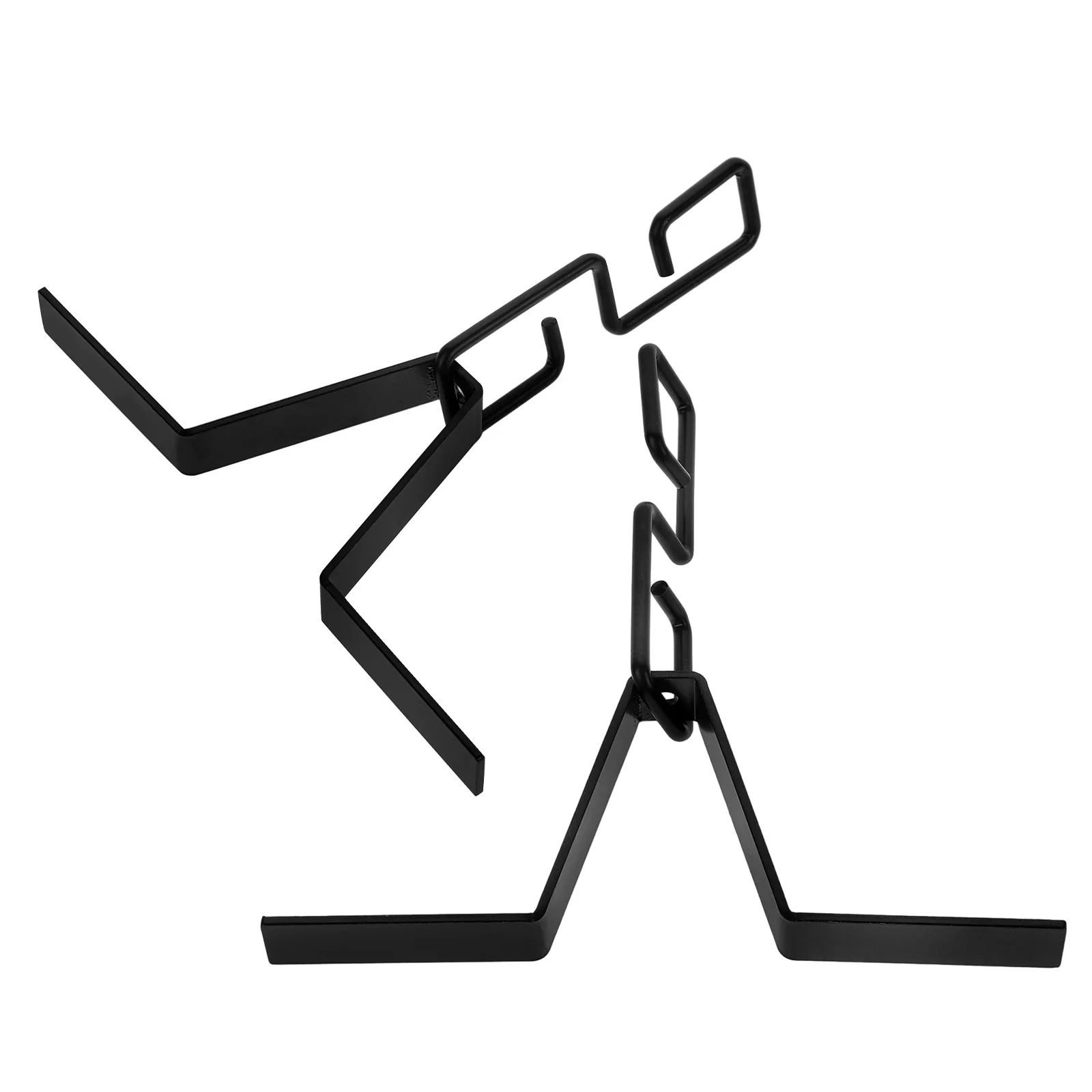 

2Pcs Rain Chain Gutter Adapter Hooks Black Decorative Outdoor Rain Chain Installation Clip Rainchain Gutter Accessories