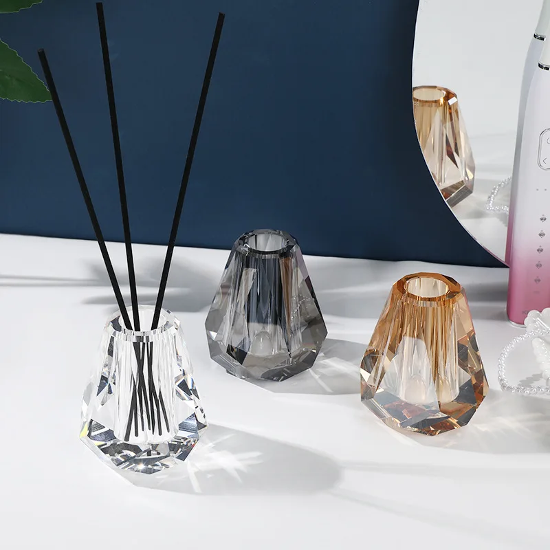 Transparent Glass Soap Dispenser, Storage Box, Aromatherapy Bottle, Shampoo Dispenser, Bathroom Decoration Accessories, Tray