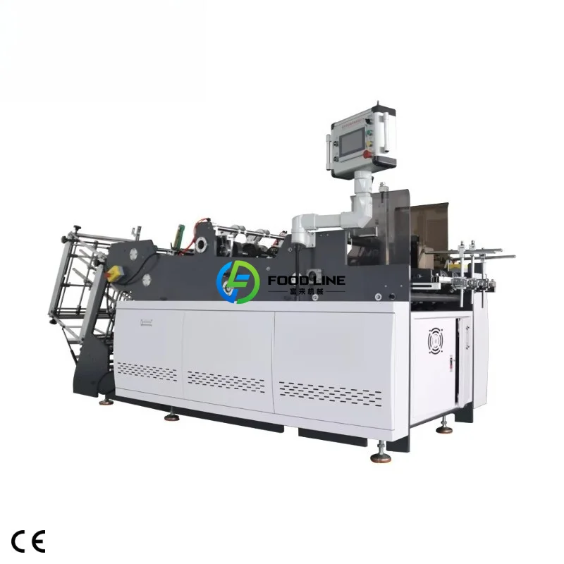 Energy Efficient Popular Multi-functional Carton Packing Machine For Food Trays Burger Box Free Standing Container Production