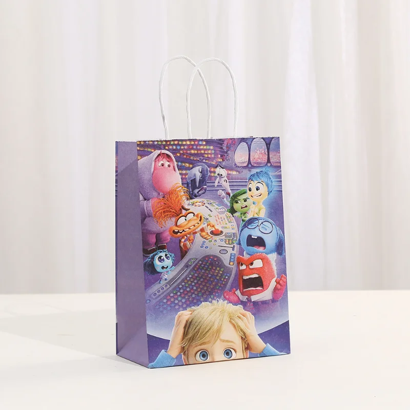 حقائب هدايا للحفلات ذات طابعين من الداخل إلى الخارج مع مقبض كرتوني كاندي تريت باس استحمام الطفل للأطفال وحفلات أعياد الميلاد وحقيبة ديكور للأطفال #2