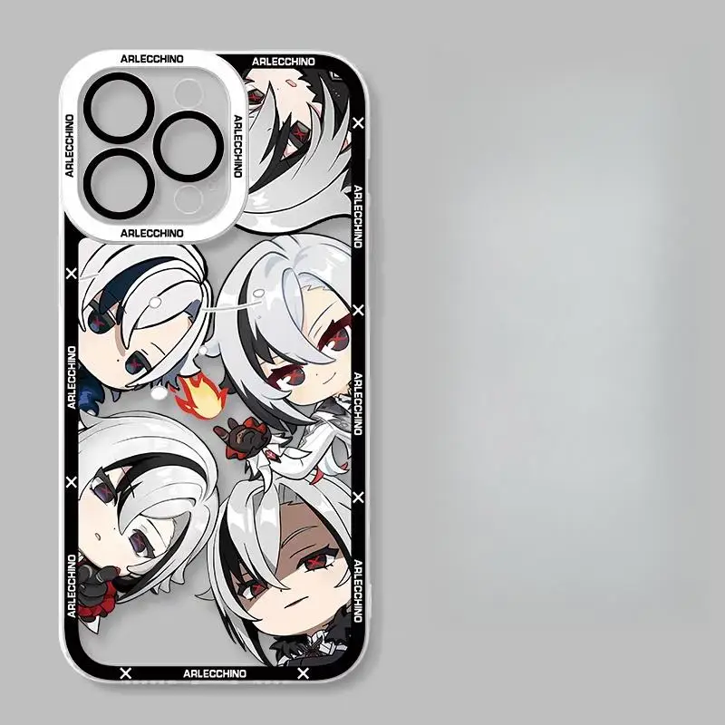 Case For Realme C53 C55 C67 C33 C30 C35 C51 C21Y C25Y C20 7i 8i 9i 9 10 12 Pro Plus 8 5G Cover Genshin Impact Furina Arlecchino