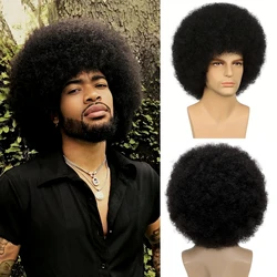 Synthetic 6-Color 70s Rock Punk Afro Wigs - Synthetic Curly Hair, Stylish Design, Perfect for Mens/Women Halloween Cosplay