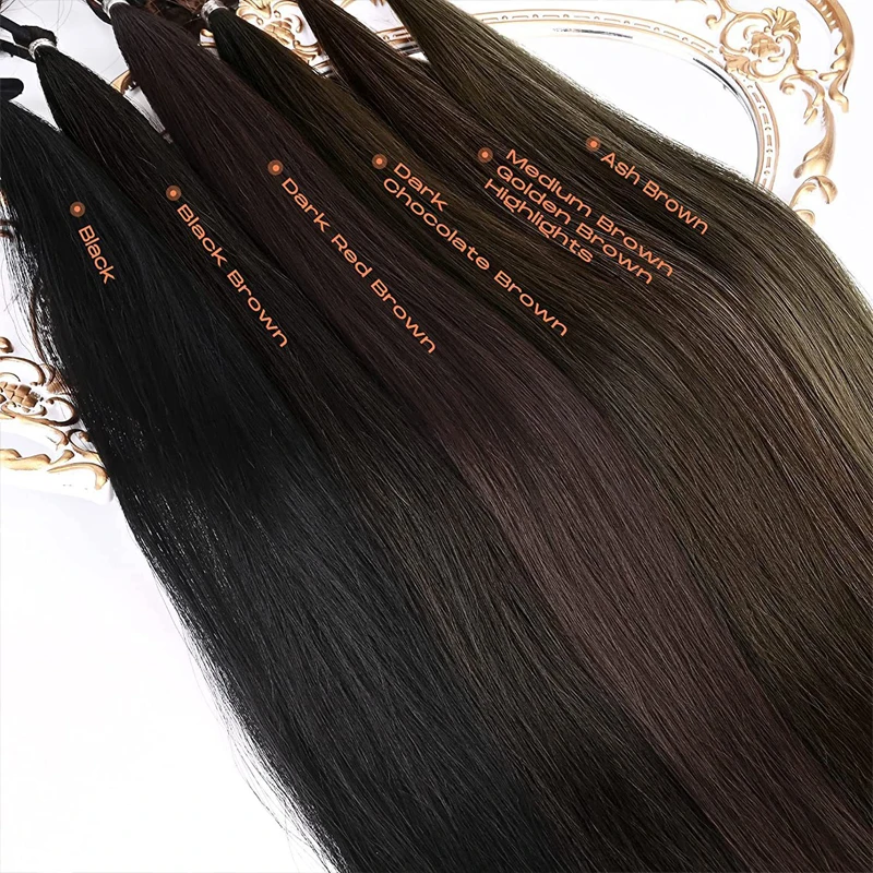 Extensión de cabello sintético de cola de caballo trenzada larga para mujeres, trenzas de boxeo, trenzas de boxeo con banda de goma, cabello DIY