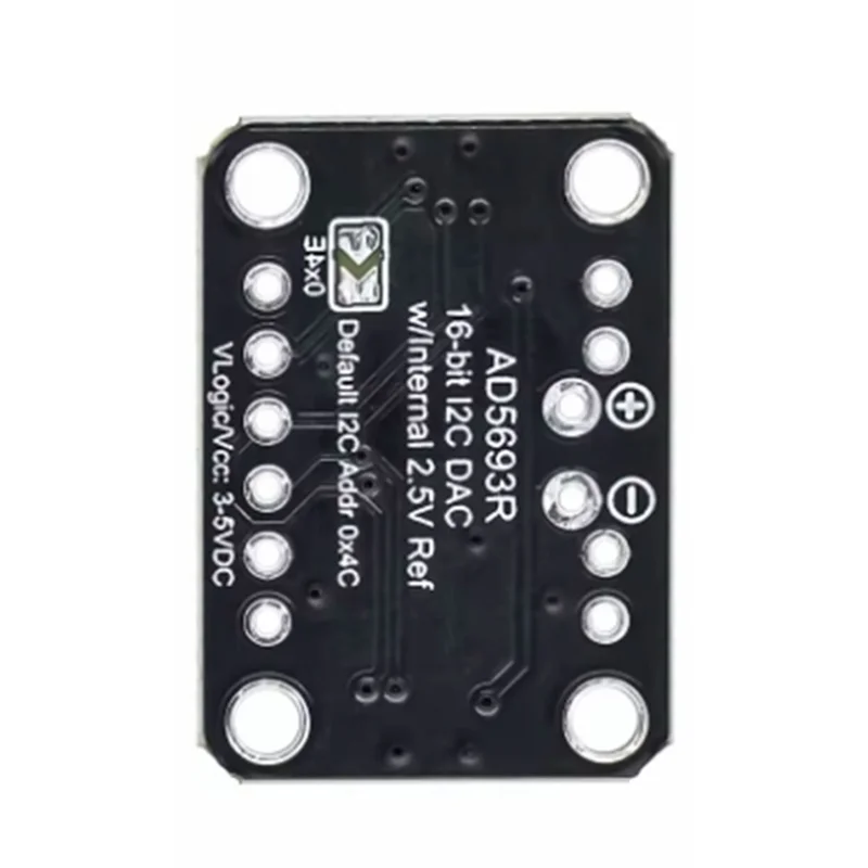 Goed gemaakt-AD5693R 16-bit DAC-module I2C-interface voor digitale signaalconversie-voor STEMMA QT Qwiic