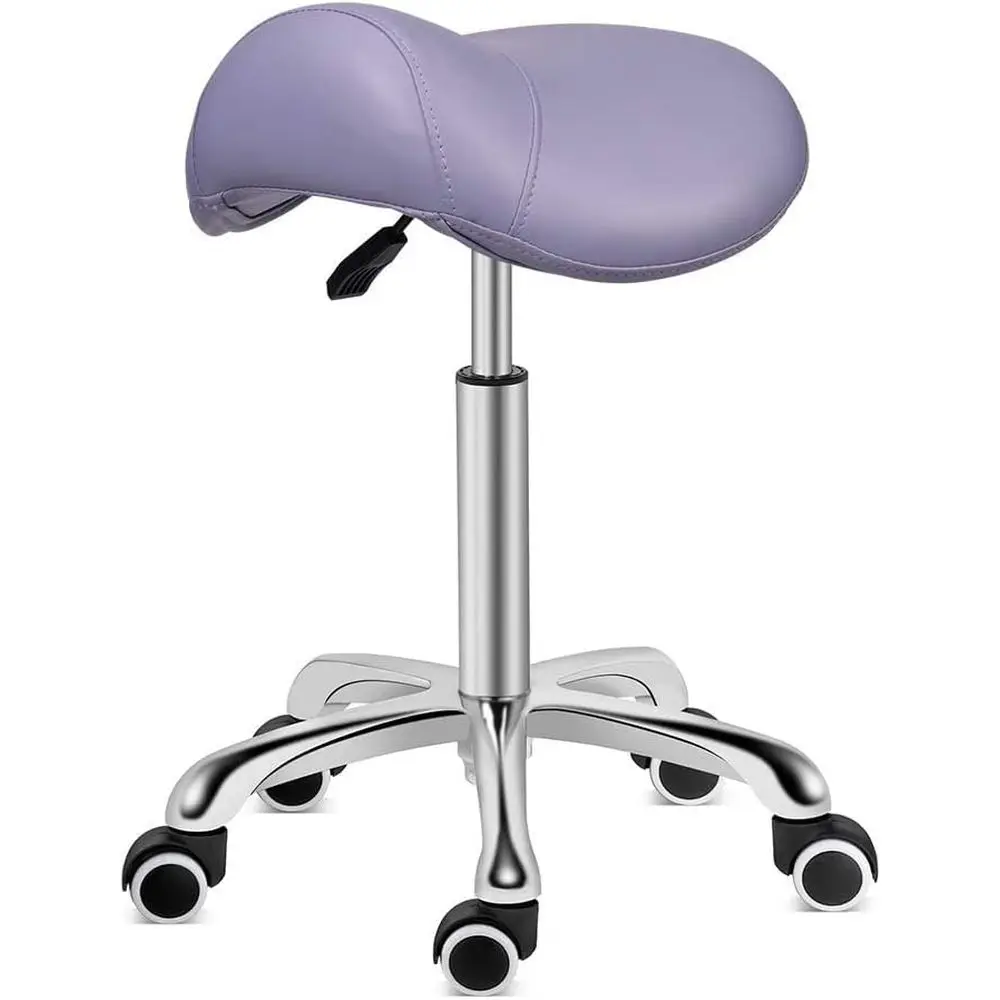 

Стул на колесиках с регулировкой высоты, поворотный, усиленный, эргономичный, для парикмахерских, клиник, стоматологий, массажных кабинетов