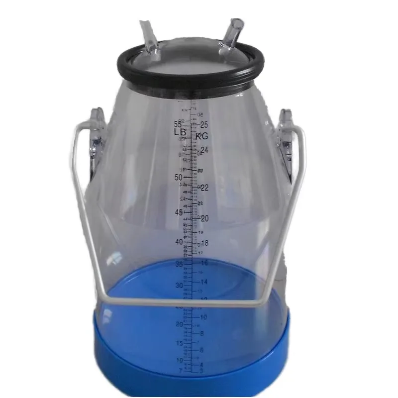 

High Productivity Transparent Milk Bucket with New Pump Motor for Home Use Cow Milking Farms Dairy Farms Part Core Components