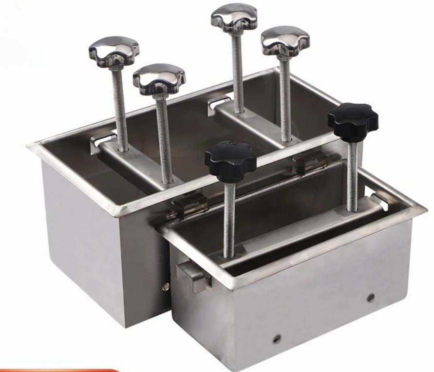 Solid 304 Stainless Steel Compression Mold Household Commercial Use For Various Cooked Chilled Meat Block Forming