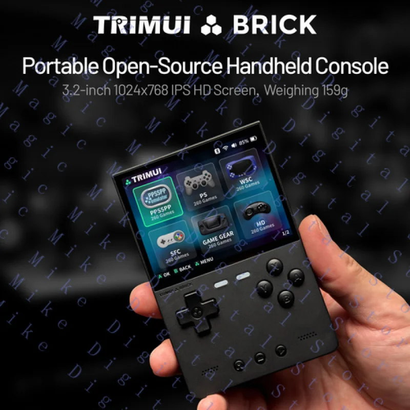 

UU for Trimui Brick Retro Handheld Video Game Console + 256GB SD Card