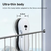 DIVEDEER two-way water jet electric window cleaner lasting range of large suction anti-fall window cleaner robot 5