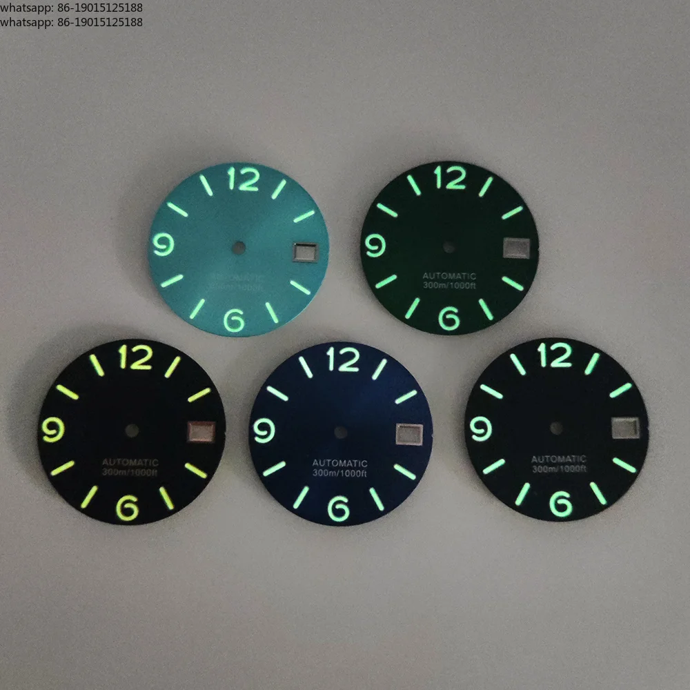 Modified watch accessories 28.5mm automatic mechanical watch dial, literally adapted to nh35/36/4R/7S movement in stock