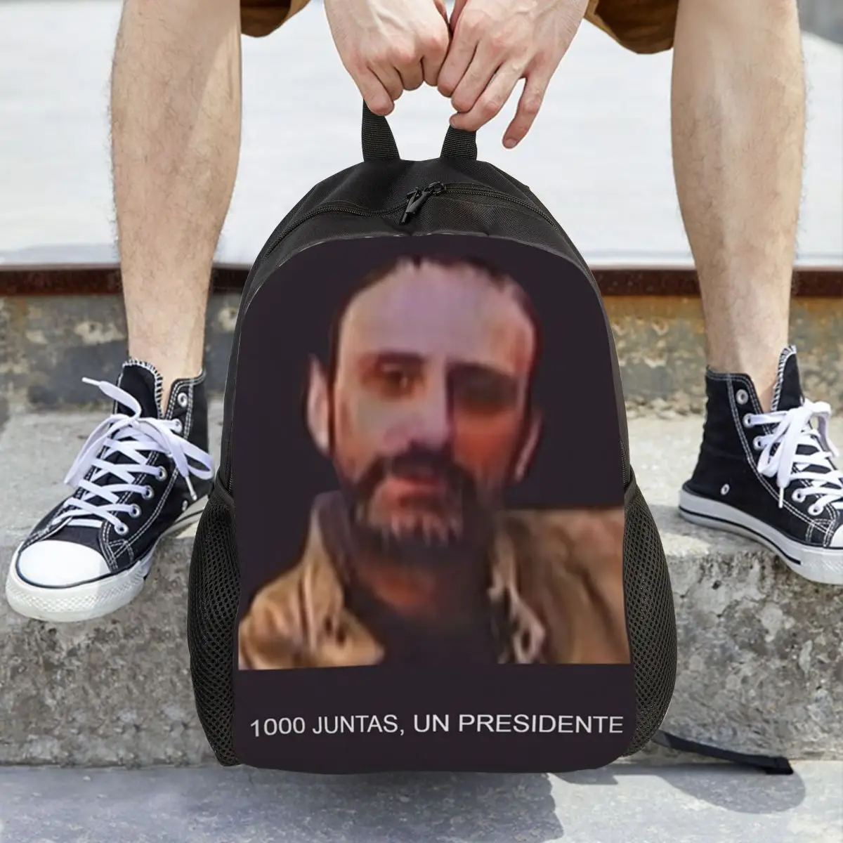 خوان كوستز 1000 لوحة، حقيبة ظهر مدرسية للطلاب، حقيبة ظهر للمشي لمسافات طويلة والسفر، حقيبة كتف عصرية للأولاد والبنات #6