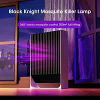Smart Light Sensitive Mosquito Lamp UV Wall Mounted Electric Shock Physical Silent Insect Killer for Home and Office