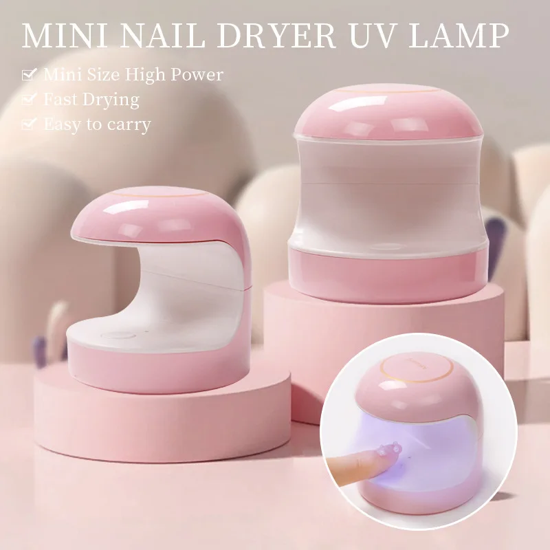 Halaiman Mini tragbare Eierschale UV-LED-Lampe für Nägel Politur Zubehör UV-Licht für Gel Nägel Trocken lampe für Maniküre-Werkzeuge