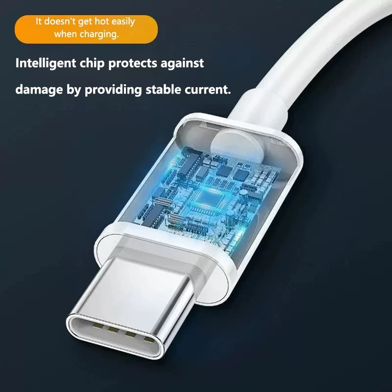 1-3Pcs 120W Dual USB-C To Type C Super Fast Charging Data Cable For IPhone17 Samsung Huawei Quick Cord Transfer Wire 1m/1.5m/2m