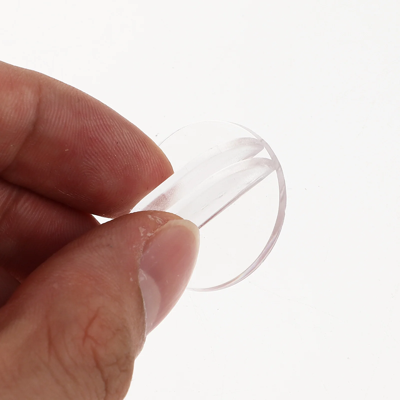 

50Pcs Clear Card Holders Business Card Stands Transparent Place Card Holder Organizer