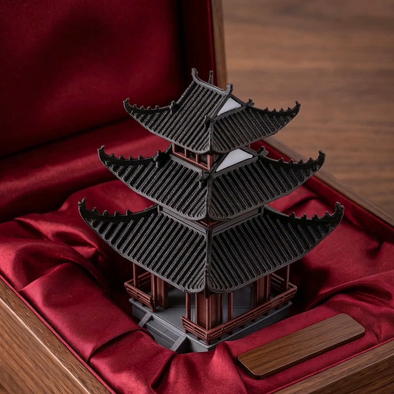 1Pcs Mini Pagoda Statue Ancient Building Model Pavilion Decorations Simulation Statue Zen Garden Aquarium Bonsai Dollhouse Decor