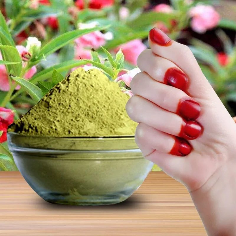 40 جرام مسحوق صبغ الأظافر الحناء للرجال والنساء نبات طبيعي الحناء عميق أحمر بني اللون مسمار تألق مسحوق مسمار الفن الألوان الطبيعية #3