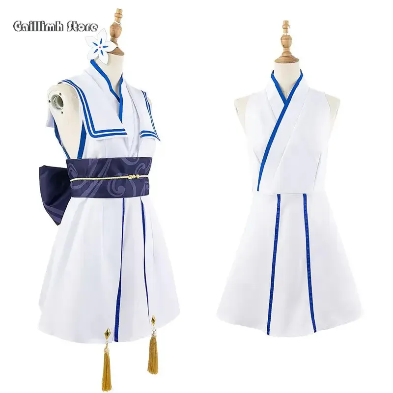 

2025 Blue Archive Costume Waraku Chise Cosplay Kimono Anime and Game Exhibition Coser Full Outfits Halloween Carnival Party Clot