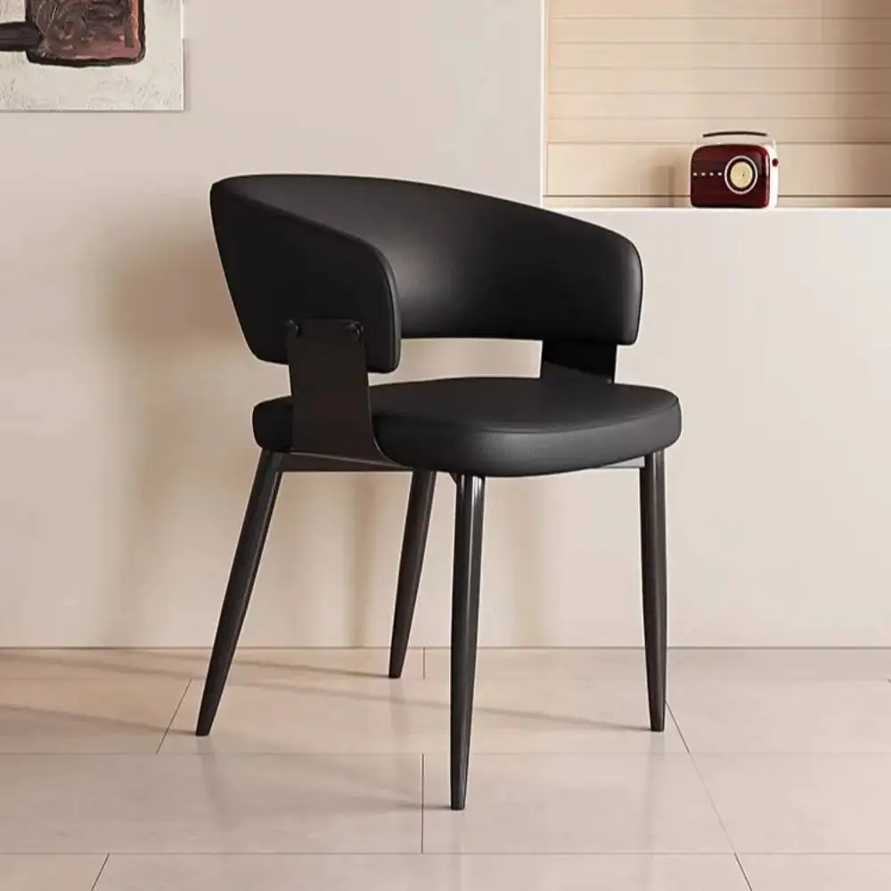 Room Cafe Chair Living Dining Minimalist Room Vanity Nordic Relaxing Chair Soft Chairs for Kitchen Events Poltronas Furniture