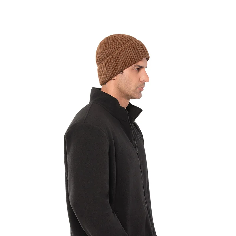 หมวกไหมพรมถักสำหรับผู้ชายและผู้หญิง สไตล์ลำลอง ใส่กันหนาว เหมาะสำหรับฤดูใบไม้ร่วง ฤดูหนาว ใส่ขี่จักรยานกลางแจ้ง ให้ความอบอุ่น หมวกไหมพรมเนื้อหยาบ รุ่น 4m861