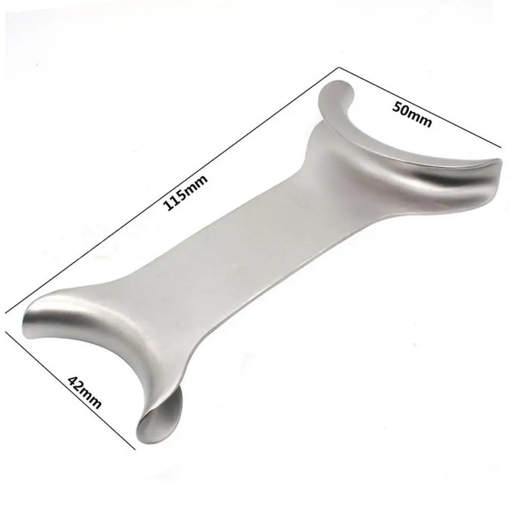Lab Lip & Cheek Retractor Tool Autoclavable Double Ends Stainless Steel Mouth Opener Tool