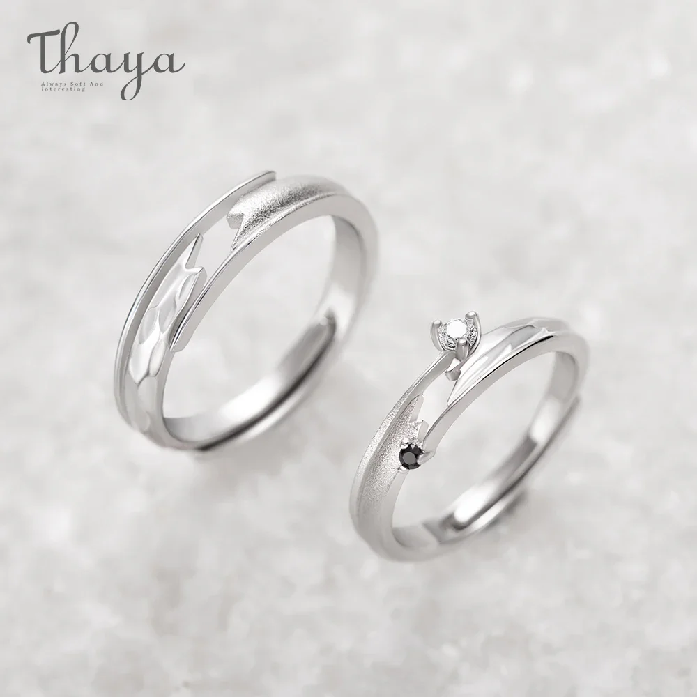 Thaya Meet By Chance Original Design Women Rings S925 Sterling SilverCouple Ring For Wedding Engagement Jewelry Birthday Gifts