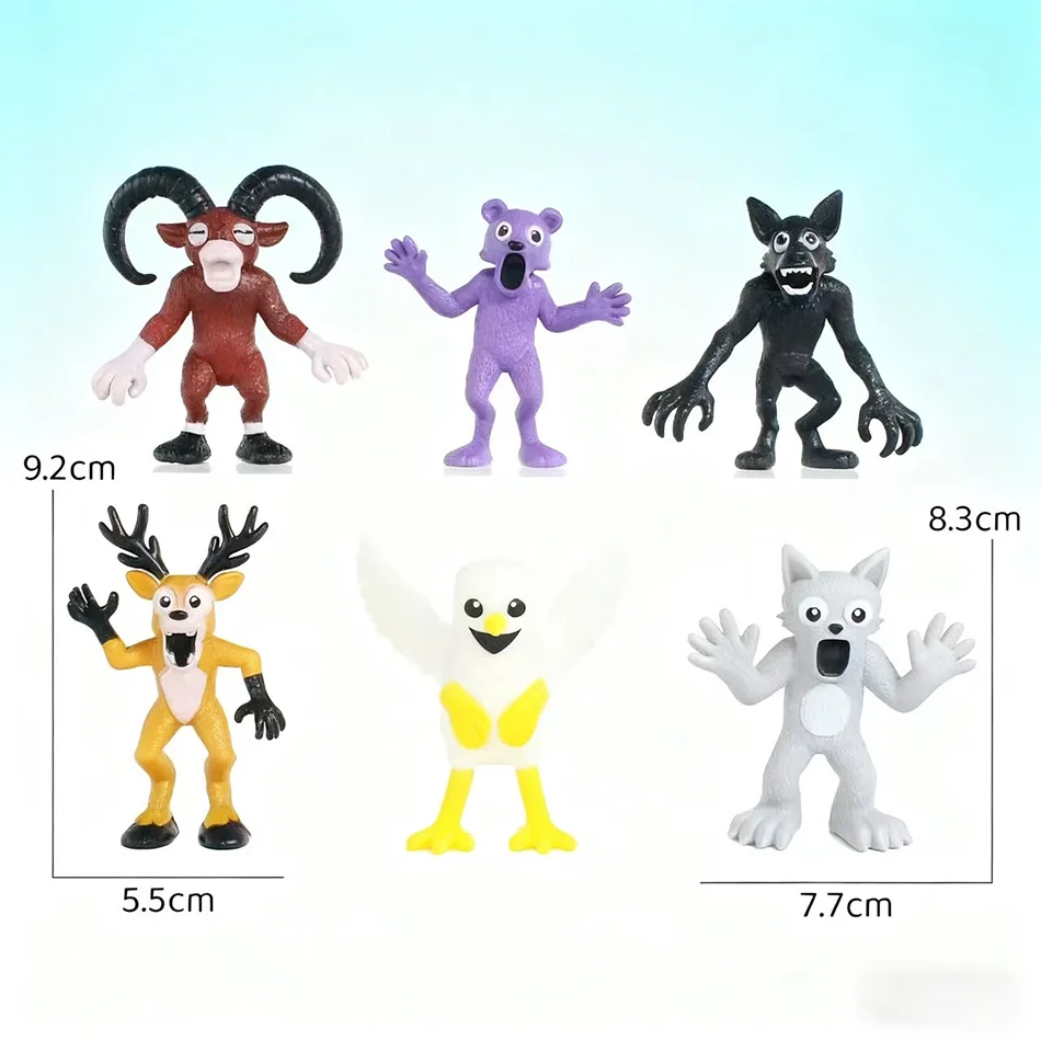 Novo quente 99 noites na floresta veados figura de ação brinquedos filme animais de pelúcia veados brinquedo fãs presentes aniversário brinquedos crianças natal