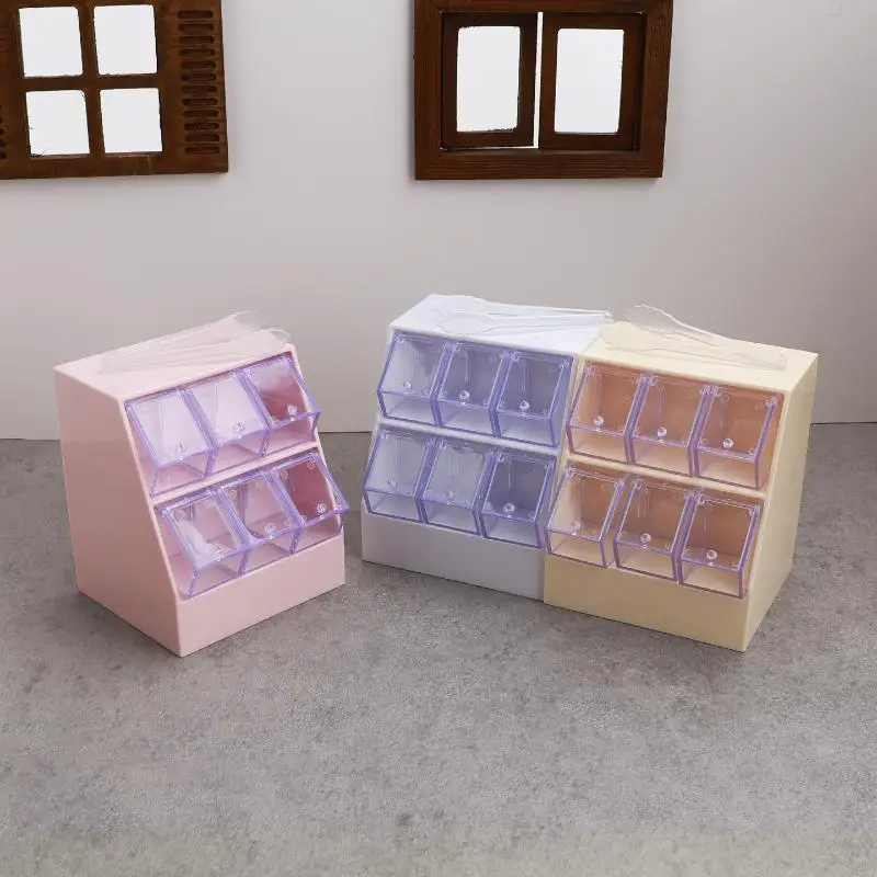 

1/12 Dollhouse Simulation Candy Display Rack Drawer Cabinet Model Furniture Decoration Mini Supermarket Scene Ornament