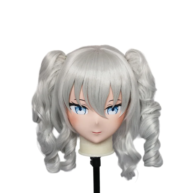 

(B135) Индивидуальная маска на всю голову для трансвеститов с корпусом, силиконовая аниме Fate/Grand Order, маска кигуруми, косплей