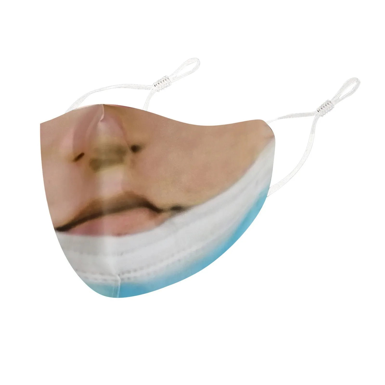 Funny Face Mask Trending Now Printed Covering Novelty Sticker Viral Meme Gift Decoration Funny Face Mask Trending Novelty T1