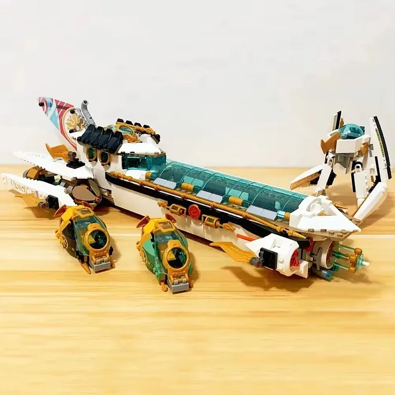 MOC Phantom-serie bouwstenen Destiny's Bounty Dragon Boat-sets Seizoen 1, schip Kindervakantiecadeau Assembleren van speelgoed 70738