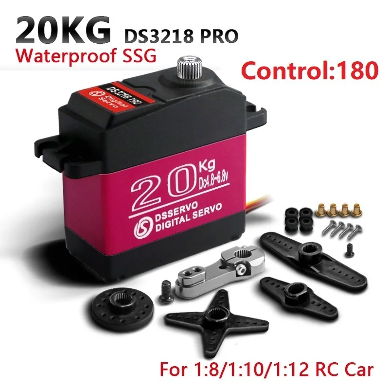 HOT Waterdichte Servo 20Kg 25Kg 30Kg 35Kg 40Kg Hoge Snelheid Servo Metal Gear Digitale servo RC Baja Servo Voor 1/8 1/10 RC Auto's