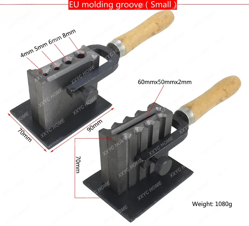 Gold / silver / metal EU Molding groove Ingot mould Jewelry tools Size adjustable