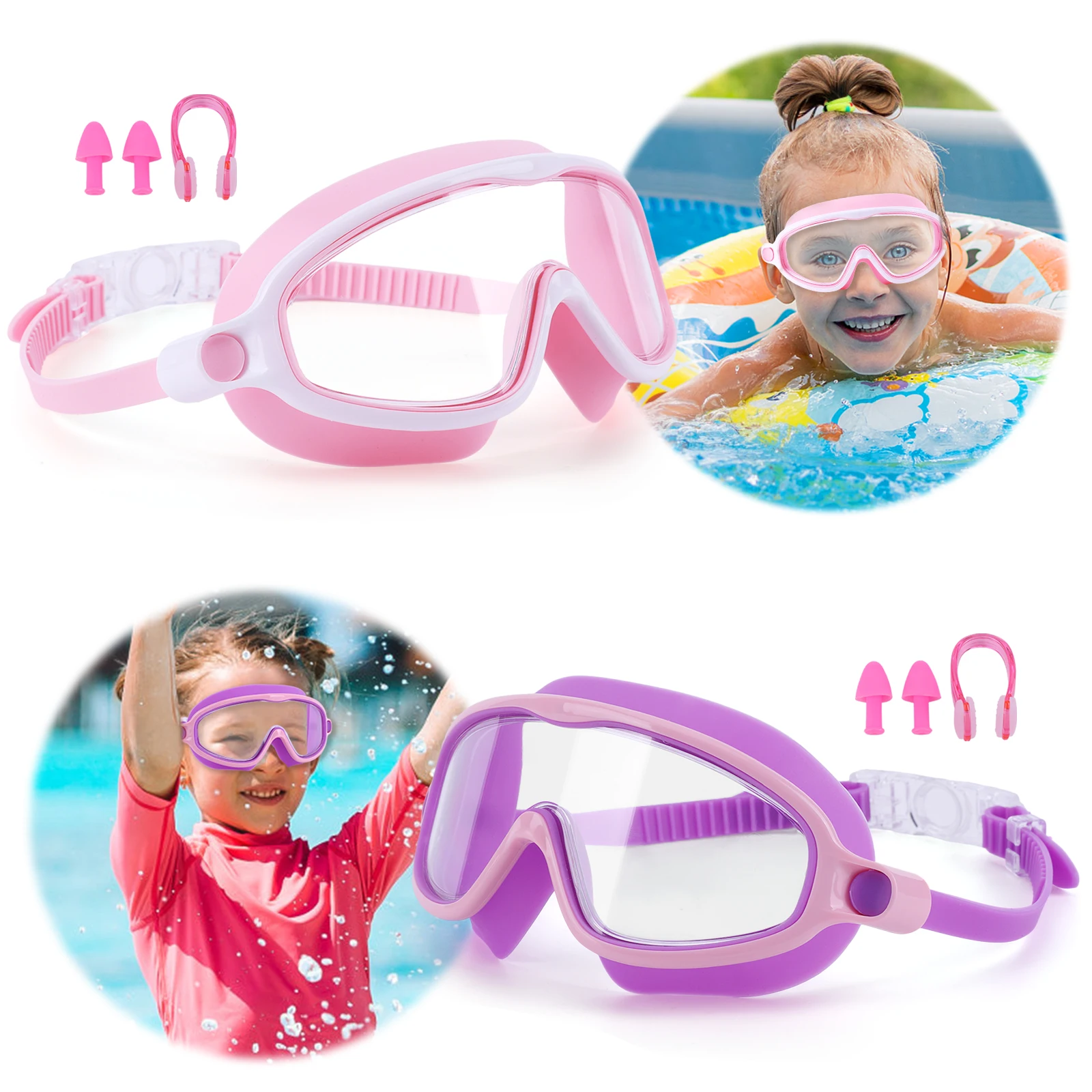2Pcs Swimming Goggl… - image