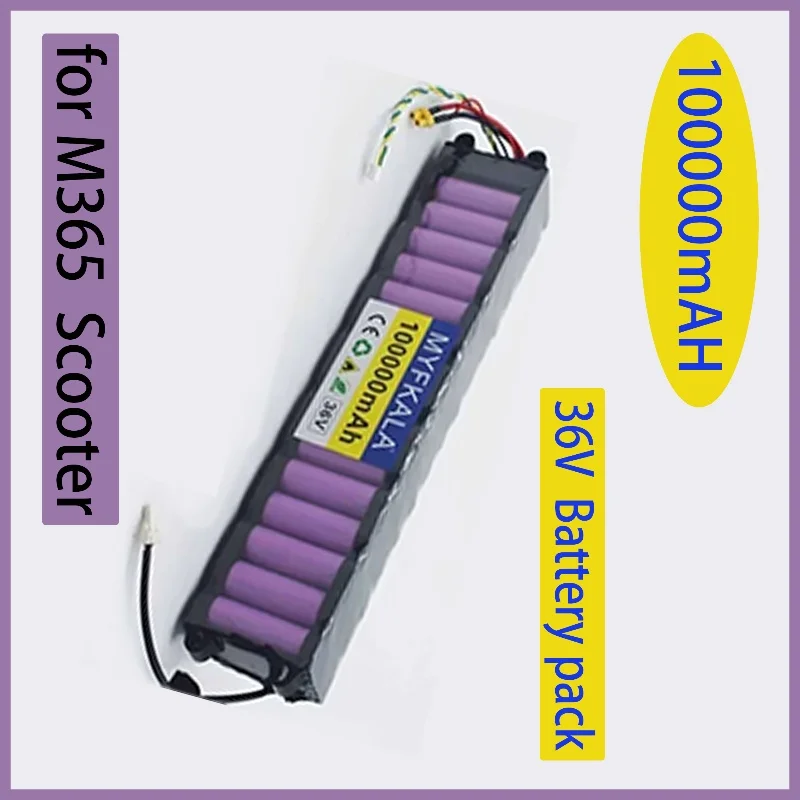 

Brand New 36V 100Ah Battery for Xiaomi M365/Pro/1S Special Battery Pack 36V Battery Riding 30km BMS+Charger Scooter Accessories