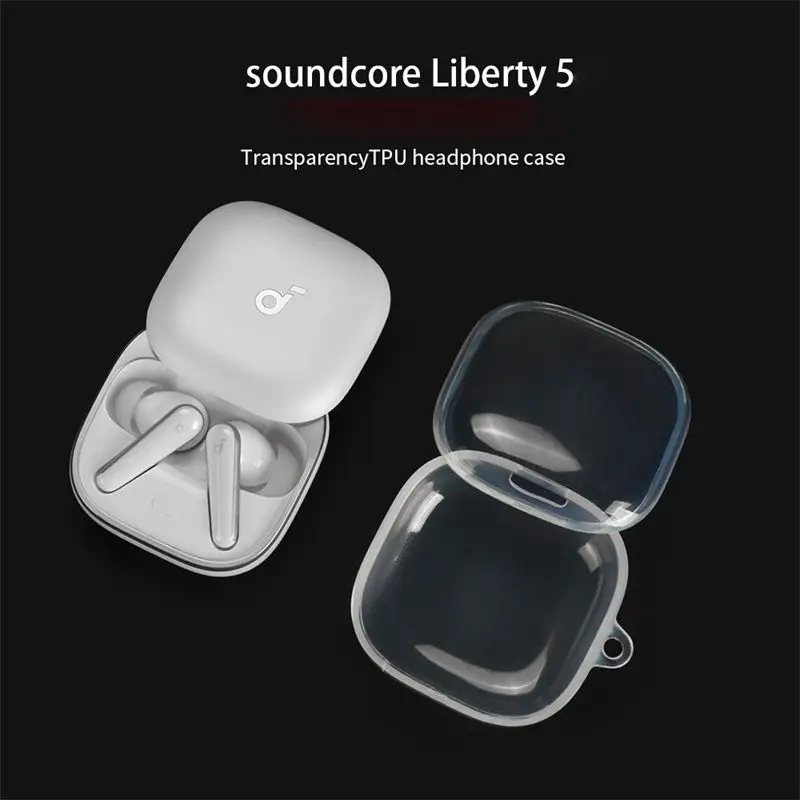 

Clear Earphone Case For Anker Soundcore Liberty 5 Cases Hard Clear Headphone Cover For Anker Soundcore Liberty 5 Charging Bags
