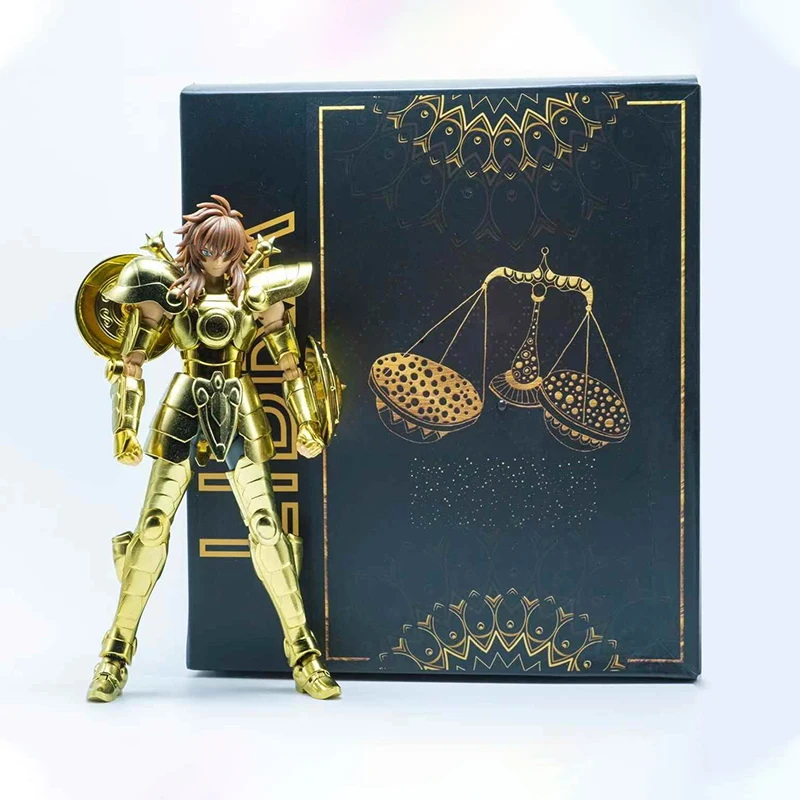 

New Saint Cloth Myth Anime Toy Lc Gold Libra Dohko Handsome Ex Solid Gold Saint Figure Model Collection Toy Gifts