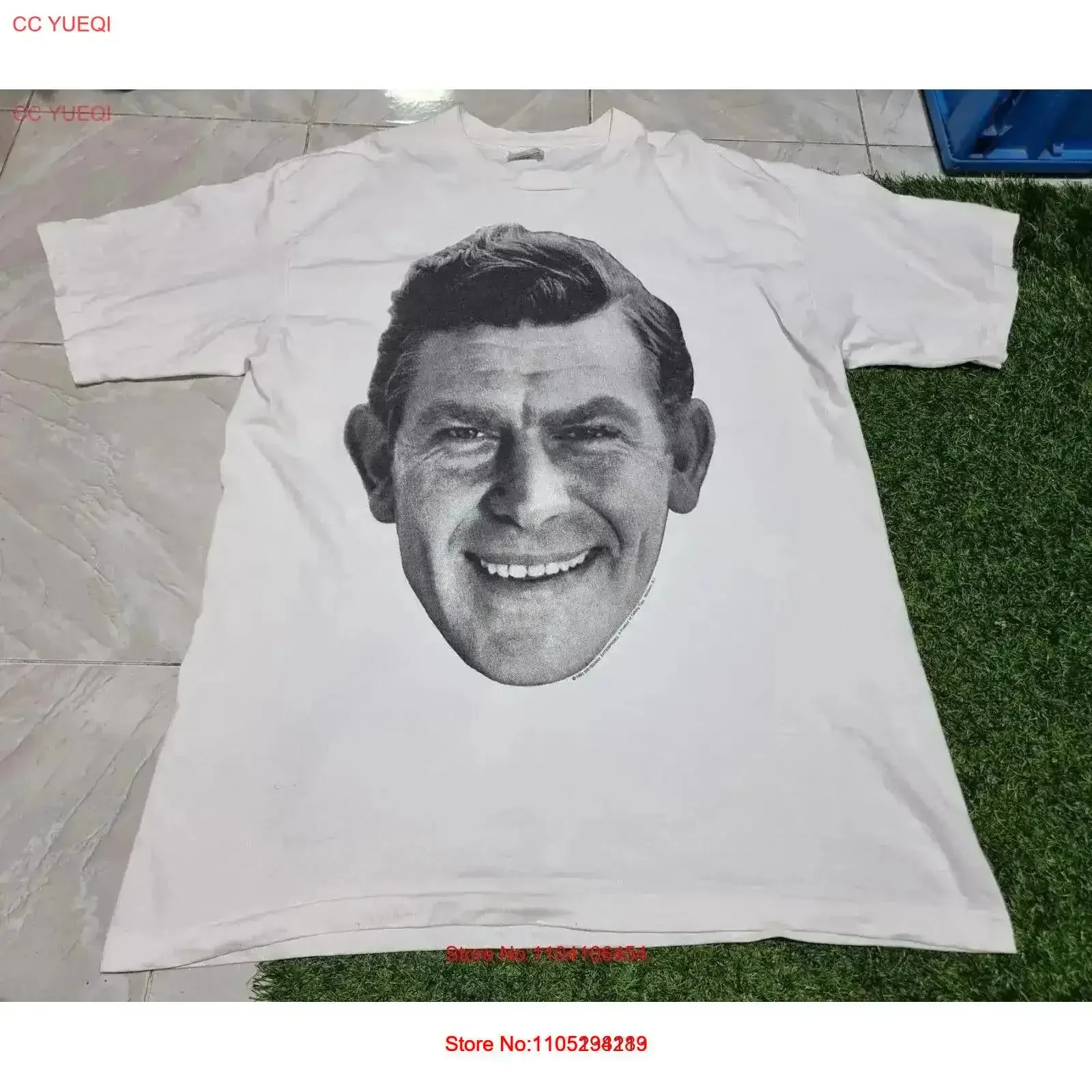 Vintage Mayberry The Andy Griffith Show T Shirt Tv Sitcom Big face XL Washed Slightly Top For Everyday Wear fashion vintage