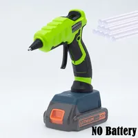 60W Cordless Hot Melt Glue Gun For BLACK+DECKER 20V Lithium Battery Repair DIY Christmas Gun With 10pcs Glue Sticks(NO Battery )