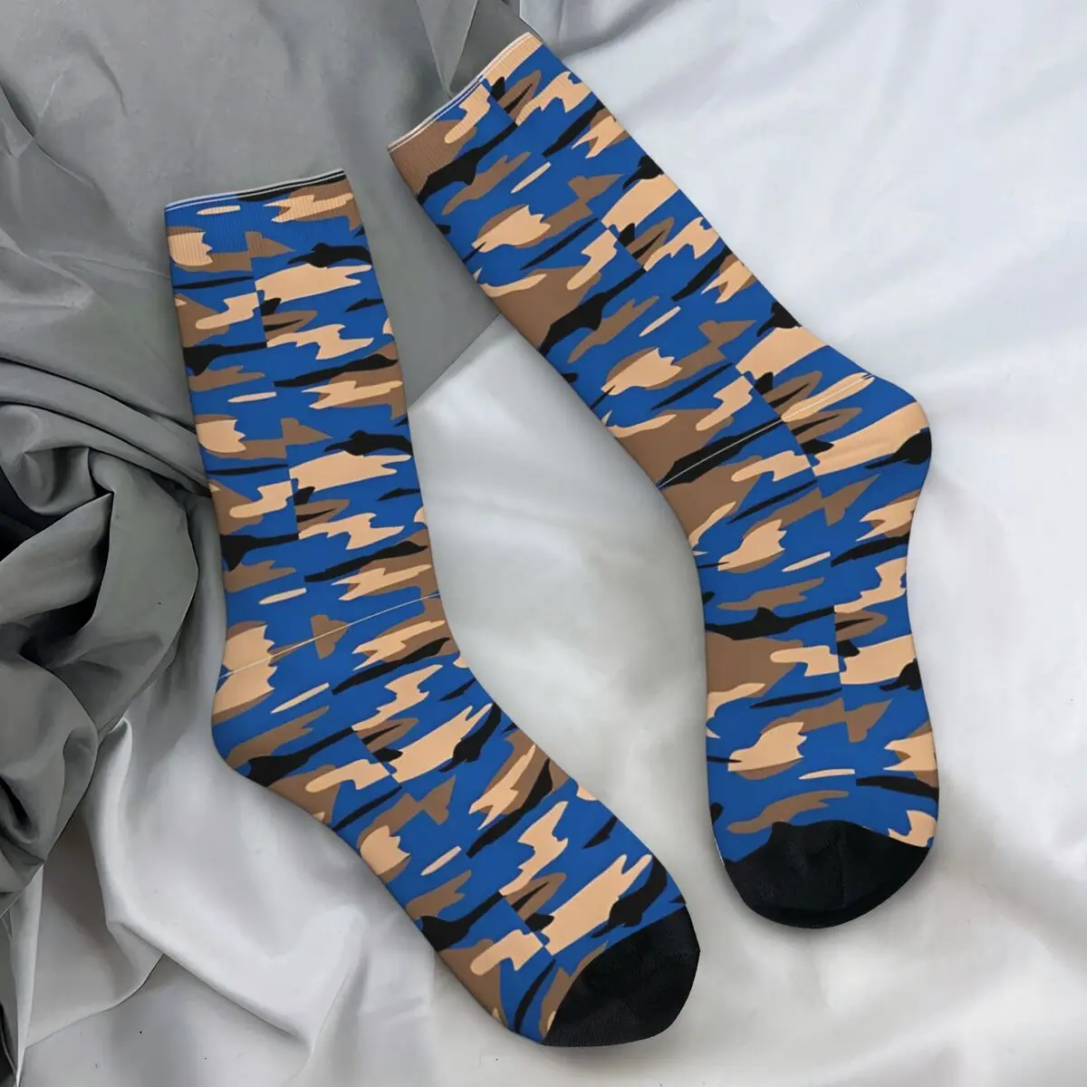 Men Socks Navy NWU Camo Stockings Winter Kawaii High Quality Socks Design Skateboard Non Slip Socks