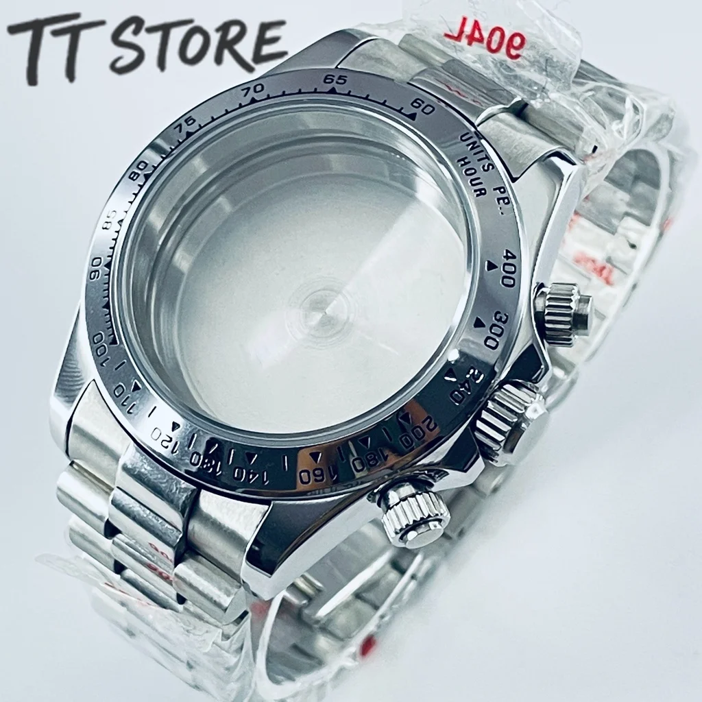 

40mm Watch Strap, Suitable for VK63 Movements, Featuring Sapphire Crystal, Crafted from 904L Stainless Steel, Waterproo