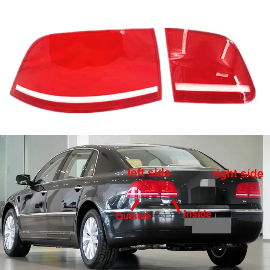 

For Volkswagen VW Phaeton 2011 2012 2013 2014 2015 Taillight Tail Lamp Cover Rear Signal Parking Light Shell Plexiglass