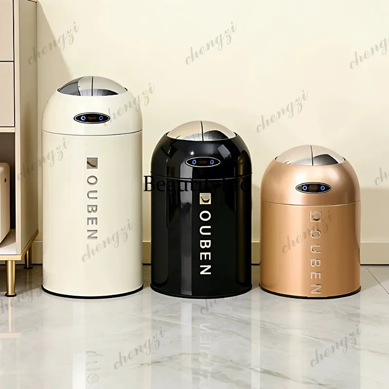 Smart trash can, automatic induction home kitchen, bathroom, living room, bedroom, light luxury, high-end creative