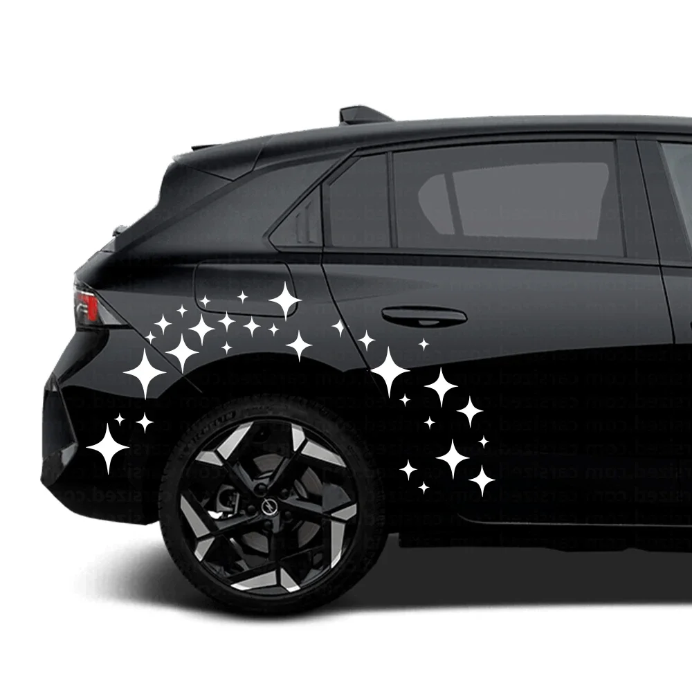 Car Star Graphics Door Wheel Eyebrow Sticker Vinyl Decal Tuning Accessories For Audi VW Ford BMW Toyota Honda Peugeot Renault